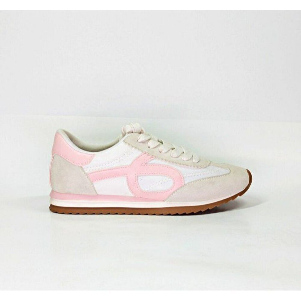 On 34th Women's Madisonn Colorblock Sneakers Tan/Pink/Bone Size 5 (MSRP $80) - Picture 3 of 12